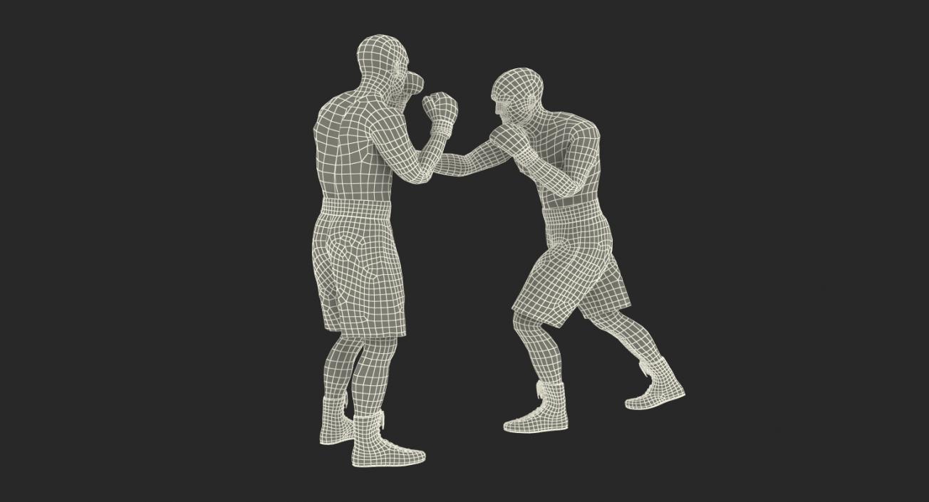 3D model Two Boxers