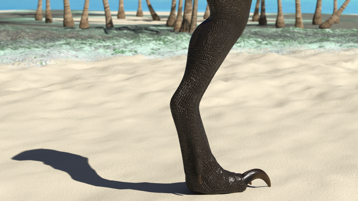 Indoraptor Leg 3D model