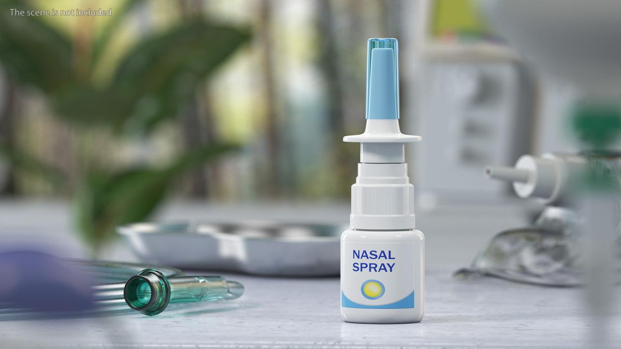 Allergy Symptom Controller Spray Bottle 3D model