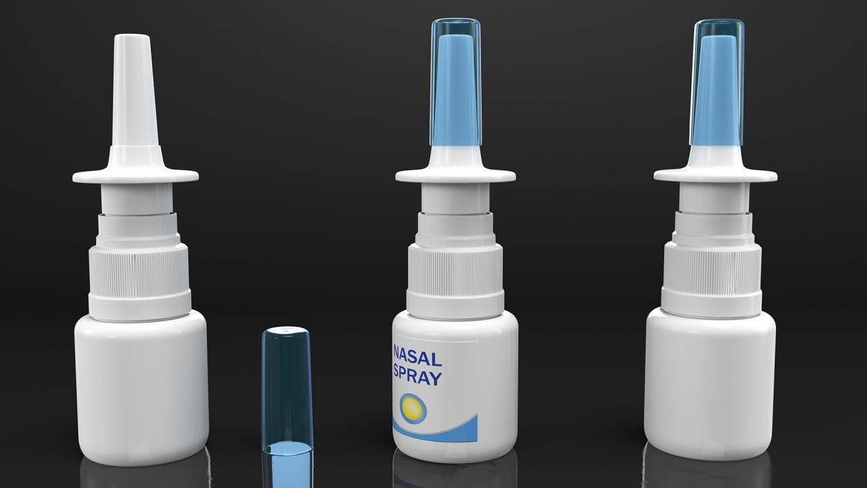 Allergy Symptom Controller Spray Bottle 3D model