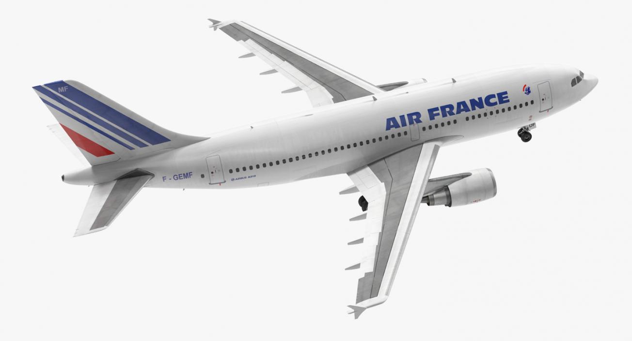 3D Airbus A310-300 Air France