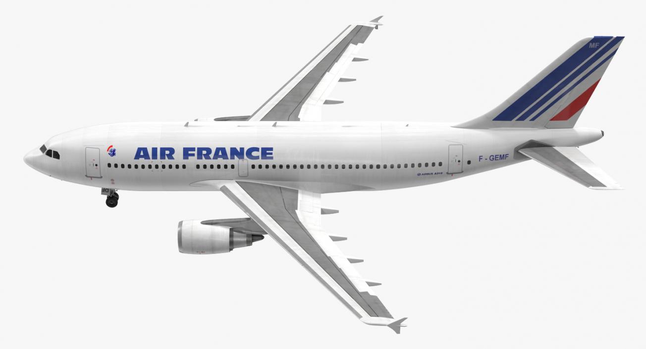 3D Airbus A310-300 Air France