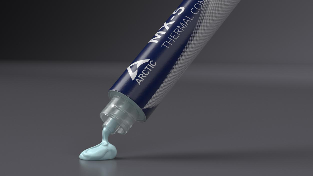 3D model Arctic MX-5 Thermal Paste Syringe 2