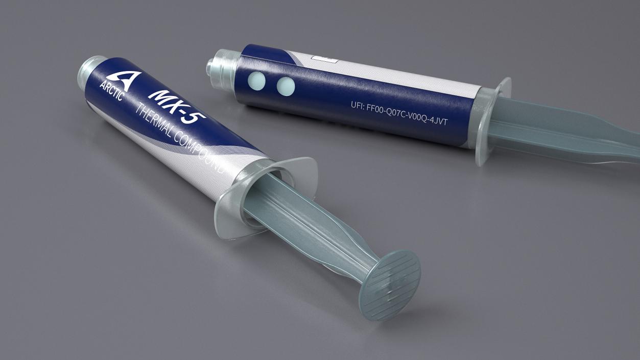 3D model Arctic MX-5 Thermal Paste Syringe 2