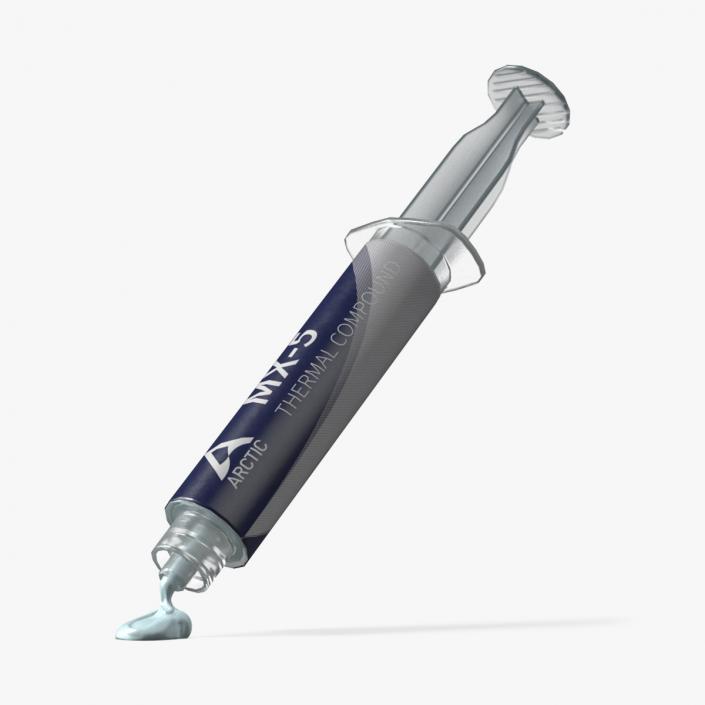 3D model Arctic MX-5 Thermal Paste Syringe 2