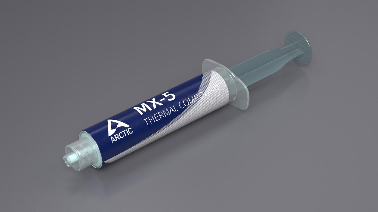 3D model Arctic MX-5 Thermal Paste Syringe 2