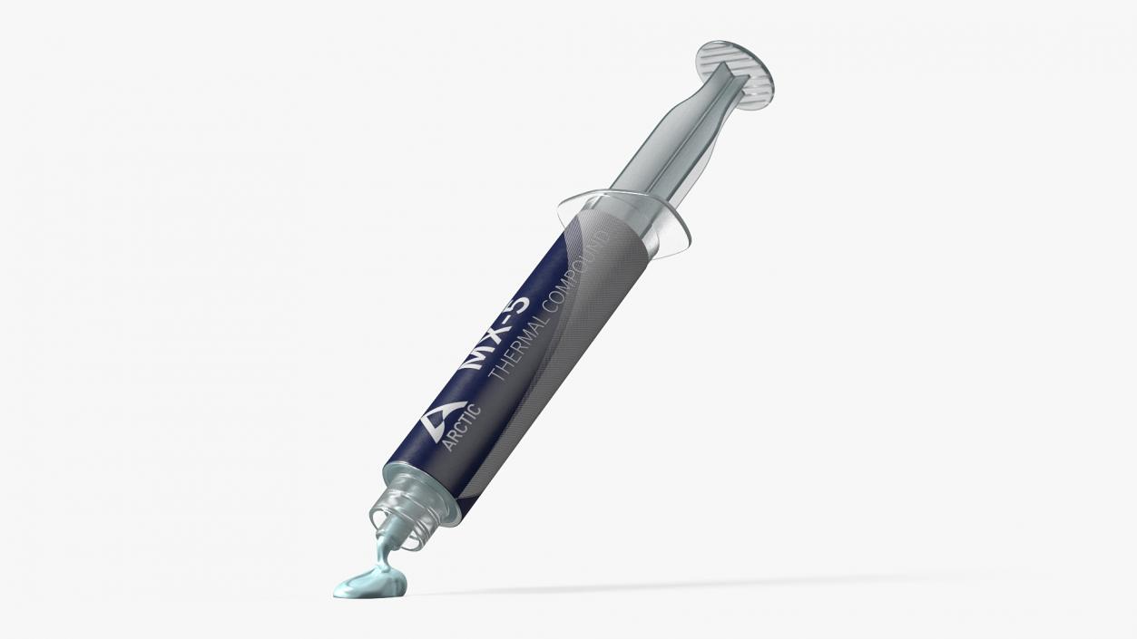 3D model Arctic MX-5 Thermal Paste Syringe 2