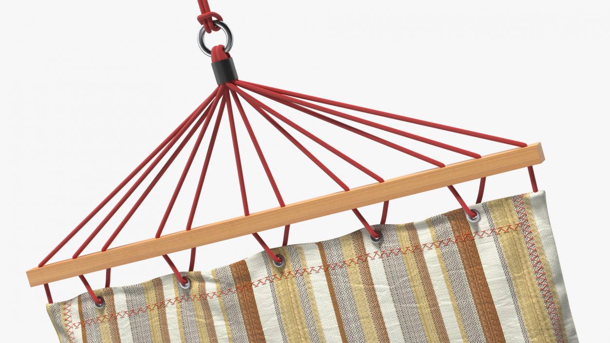 Quilted Fabric Hammock 3D