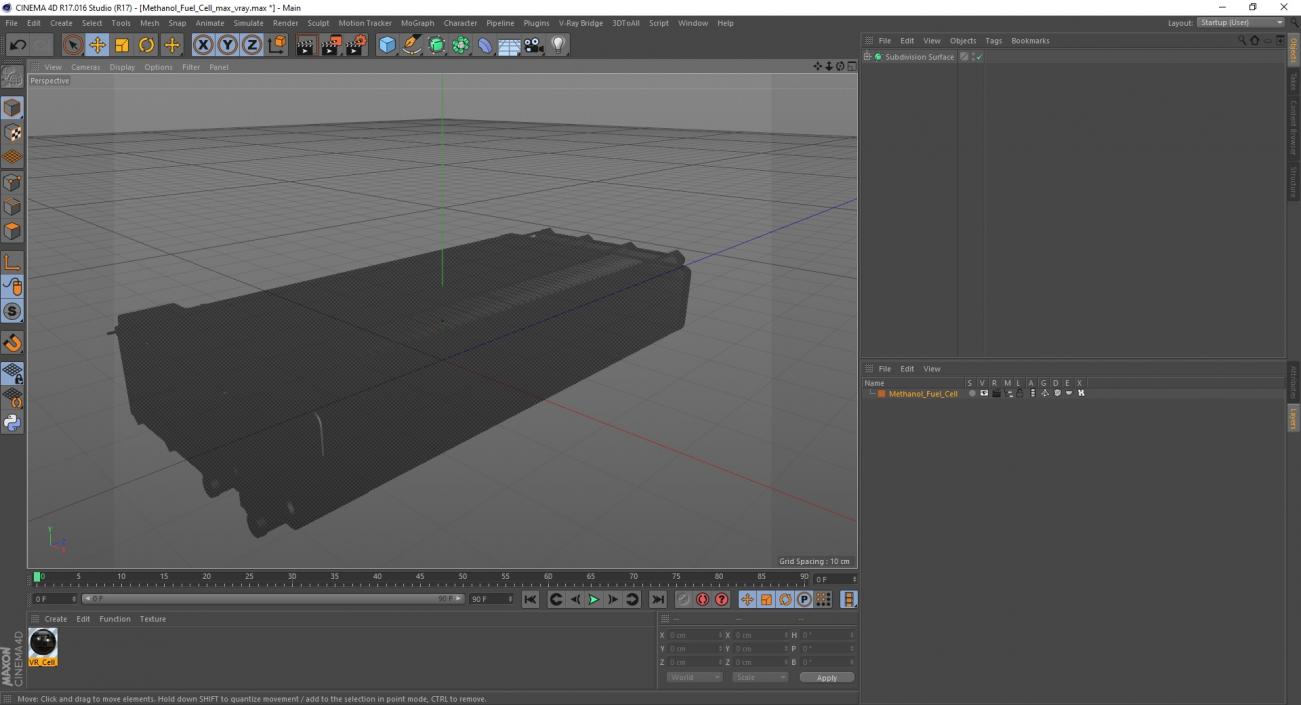 3D model Methanol Fuel Cell 2