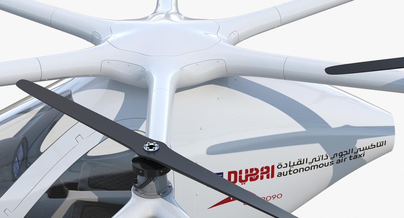 Autonomous Air Taxi in Dubai Volocopter 2X 3D