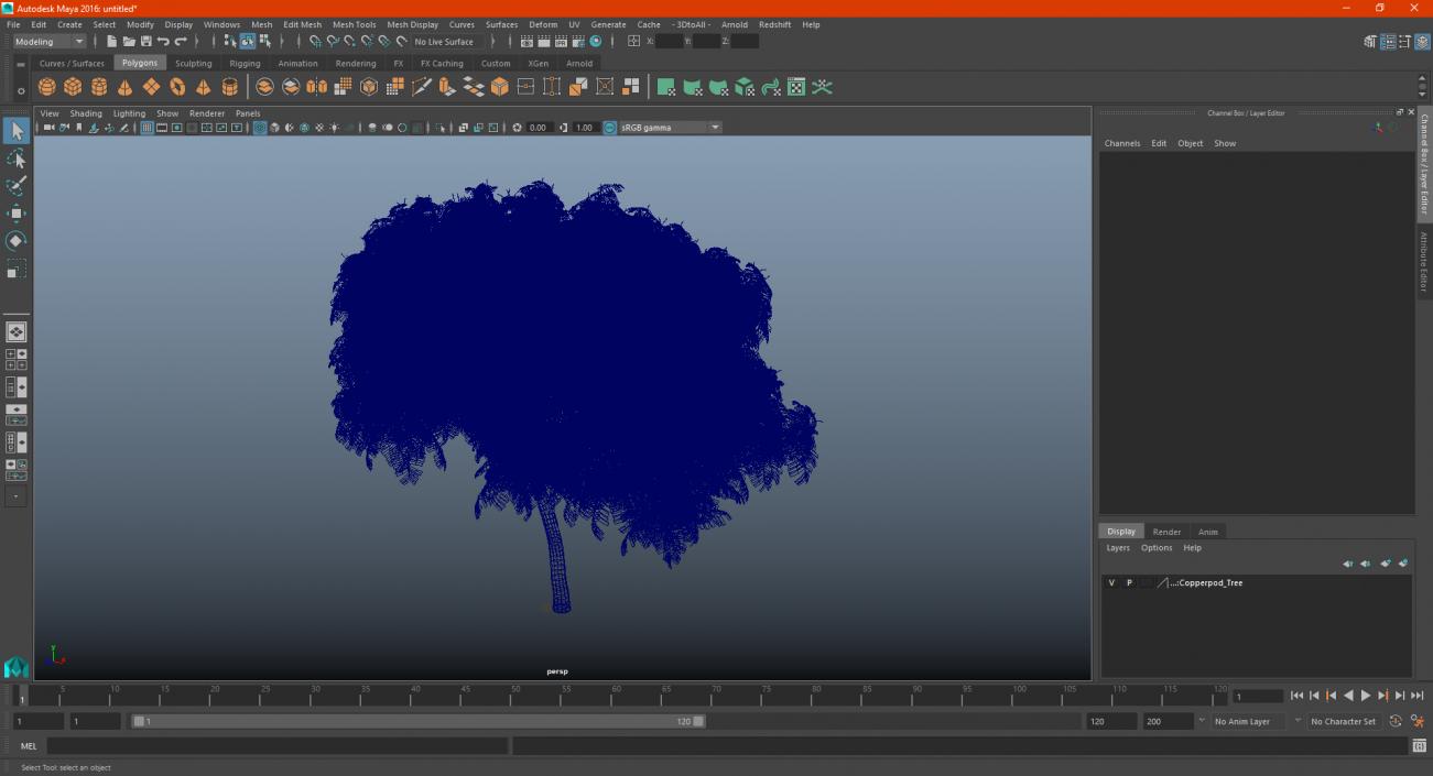 Copperpod Tree 3D model