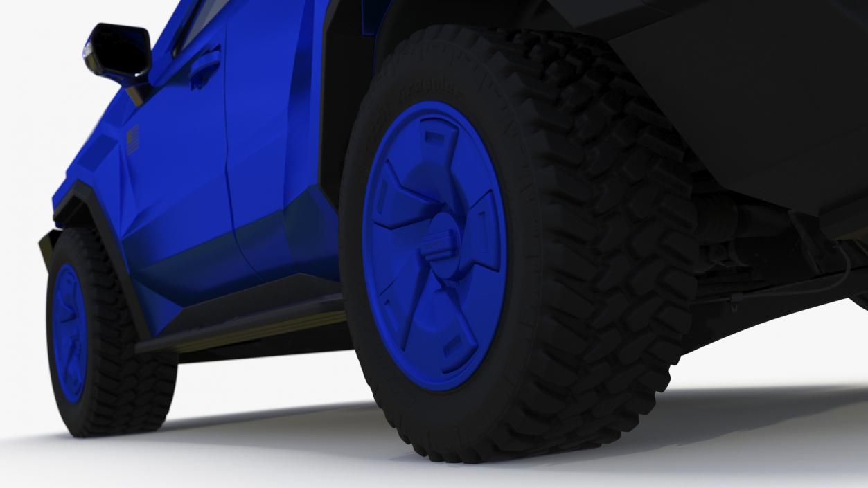 Rezvani 2024 Armored SUV Blue 3D model