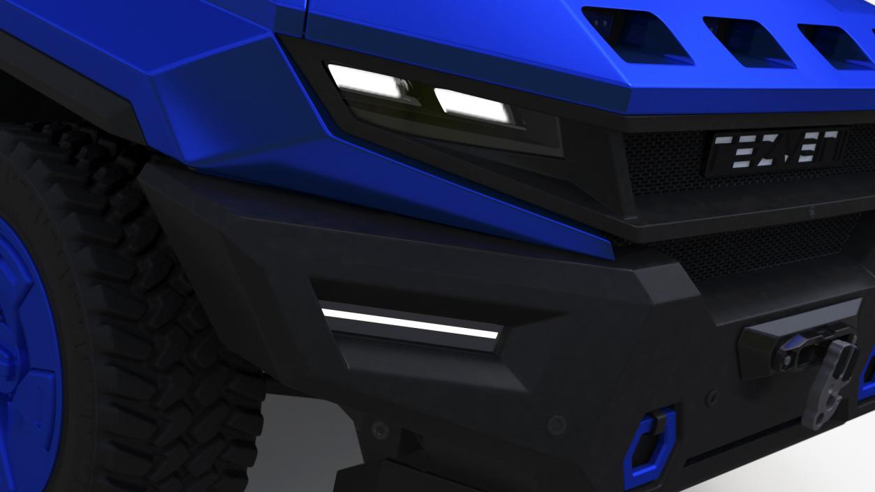 Rezvani 2024 Armored SUV Blue 3D model