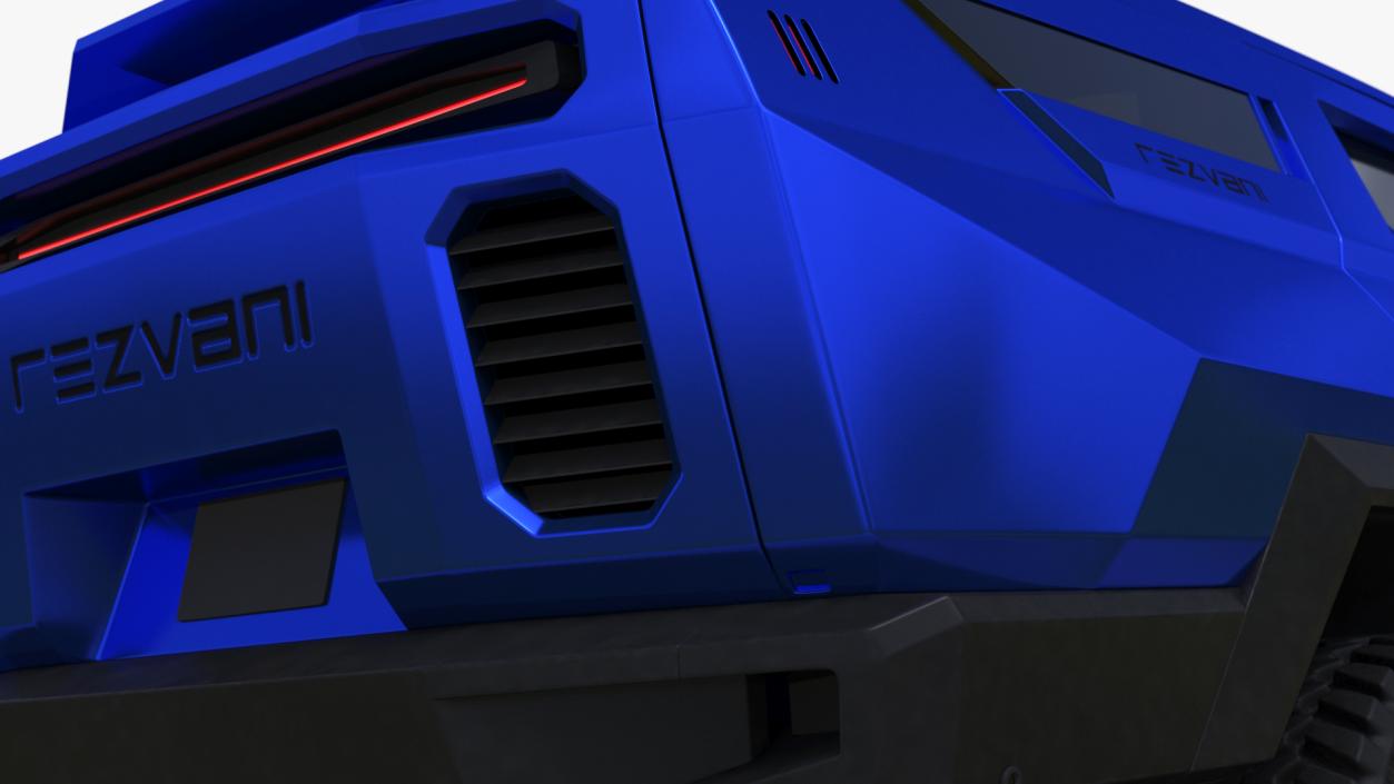 Rezvani 2024 Armored SUV Blue 3D model