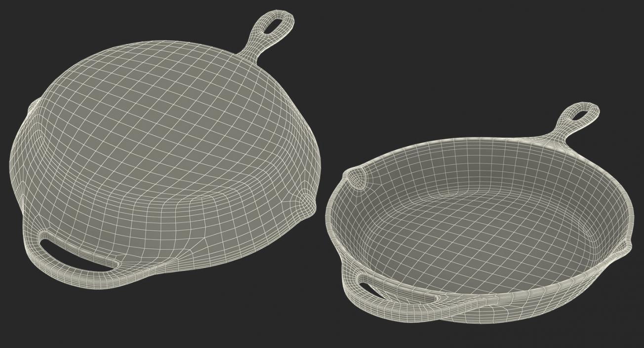 Skillets Collection 3D model