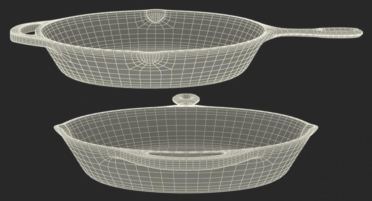 Skillets Collection 3D model