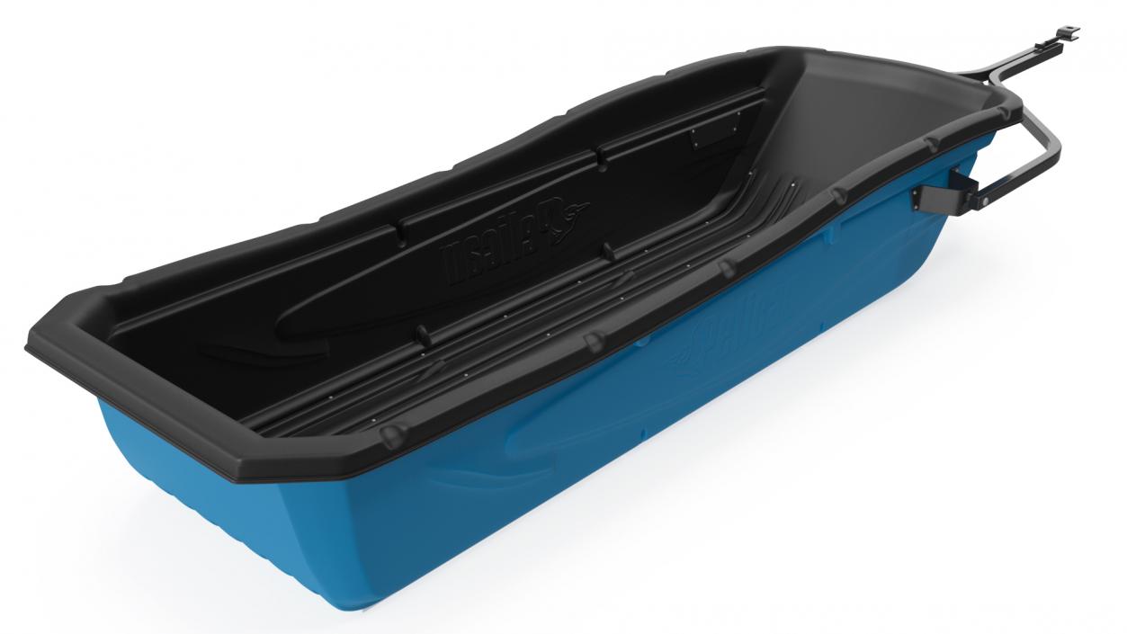 3D Cargo Sled Pelican Blue model