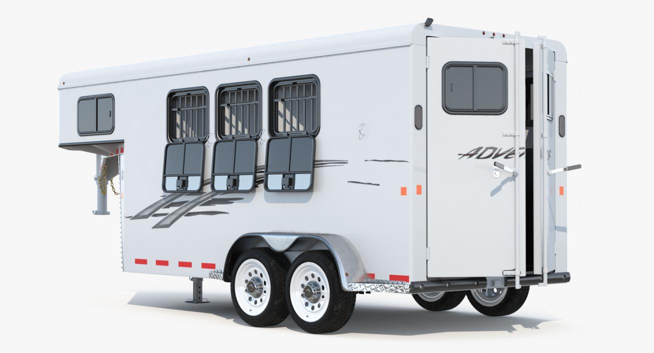 3D model Horse Trailer Rigged