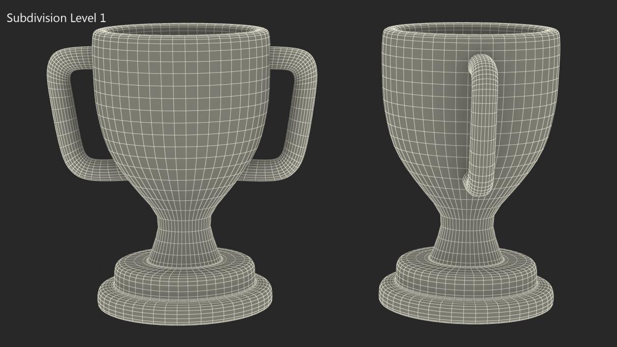 Trophy Emoji 3D