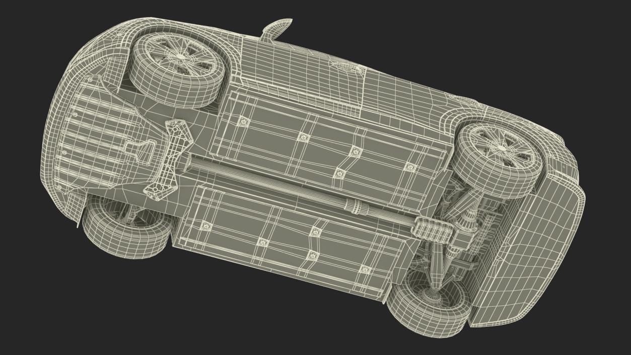 Nissan Ariya Lights On 2 3D model