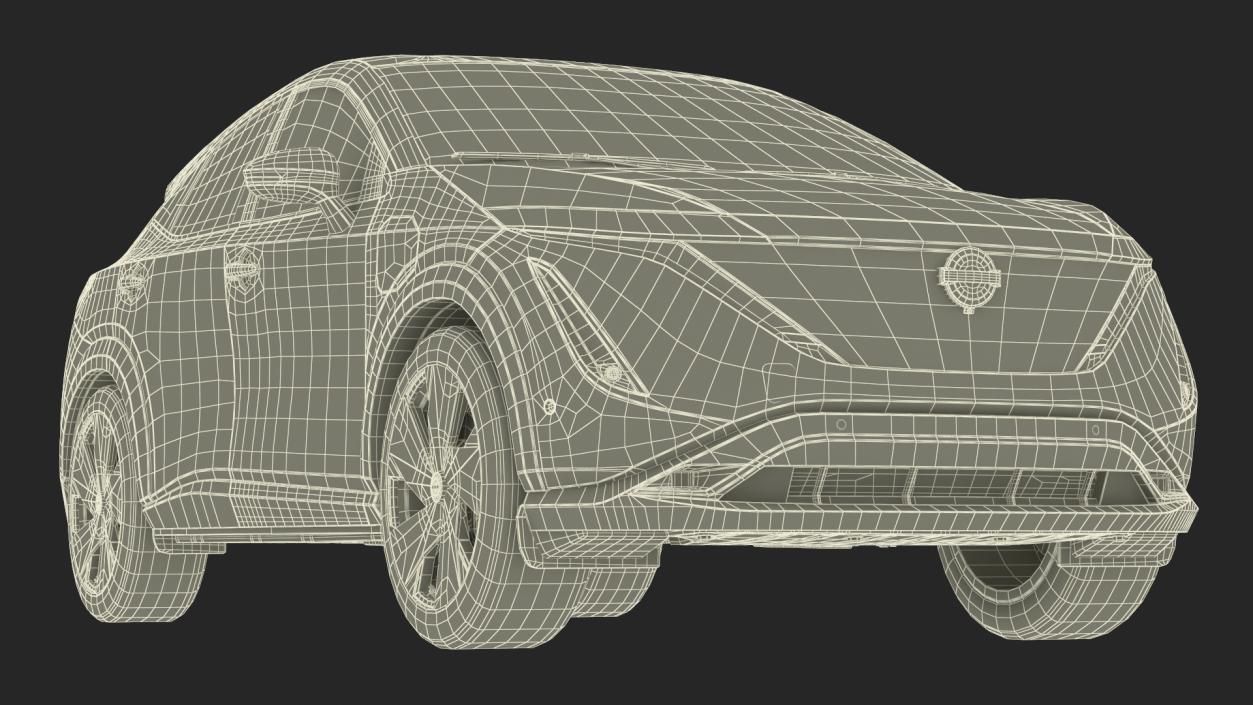 Nissan Ariya Lights On 2 3D model