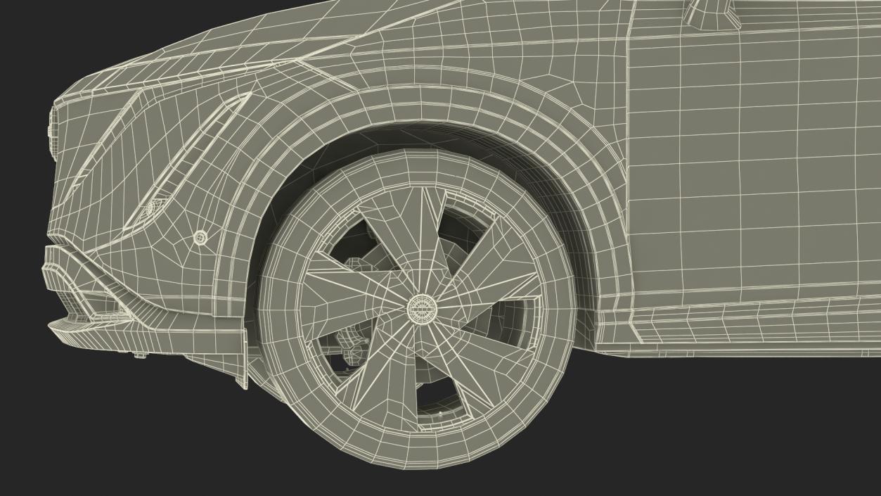 Nissan Ariya Lights On 2 3D model