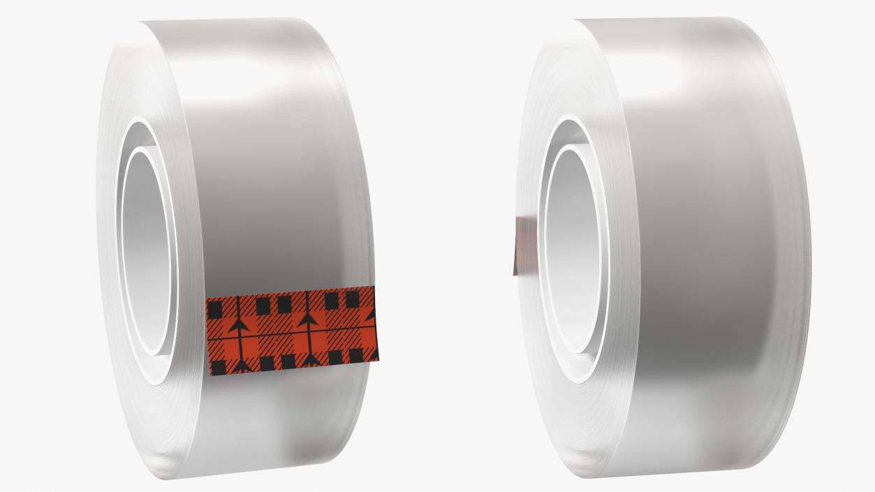 3D Office Duct Tape Transparent model