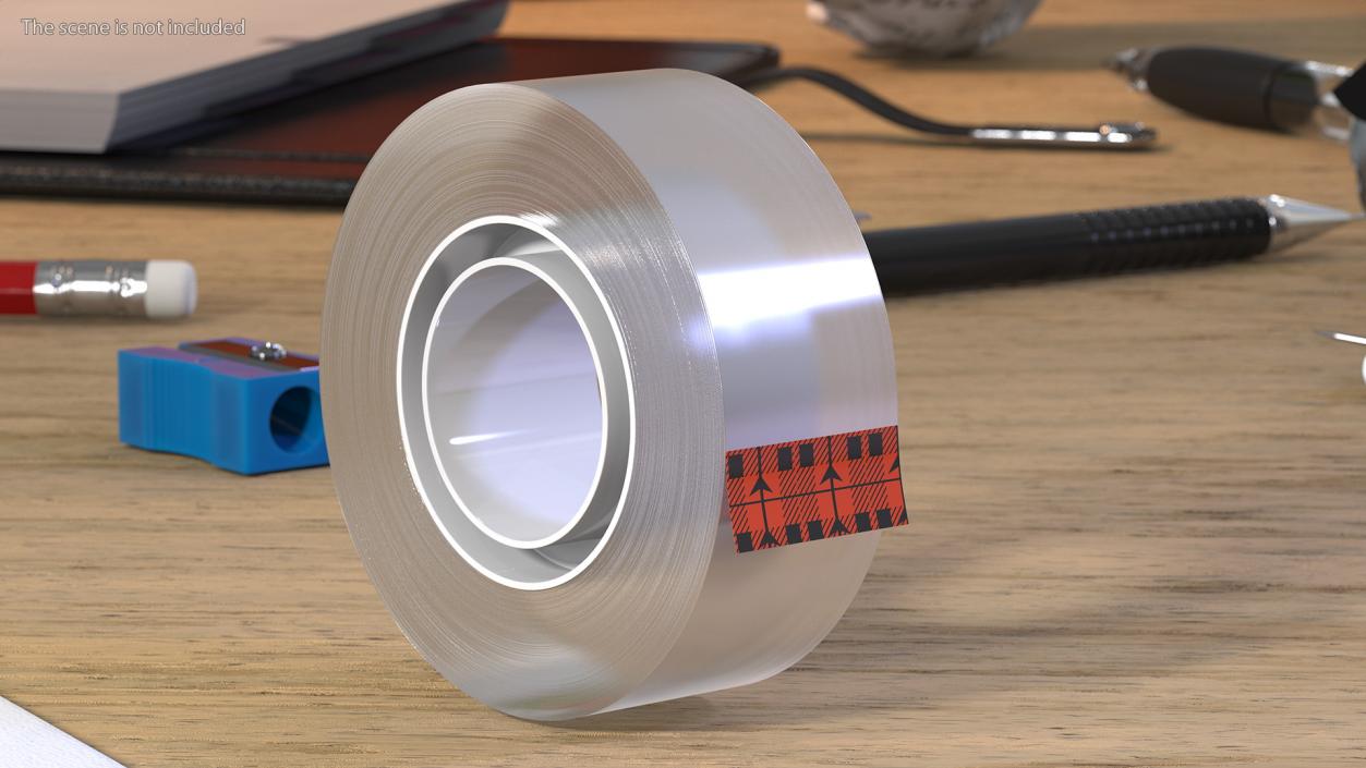 3D Office Duct Tape Transparent model