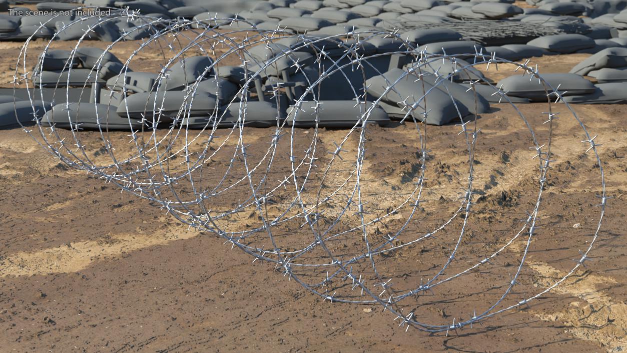 Military Obstacles Collection 3D model