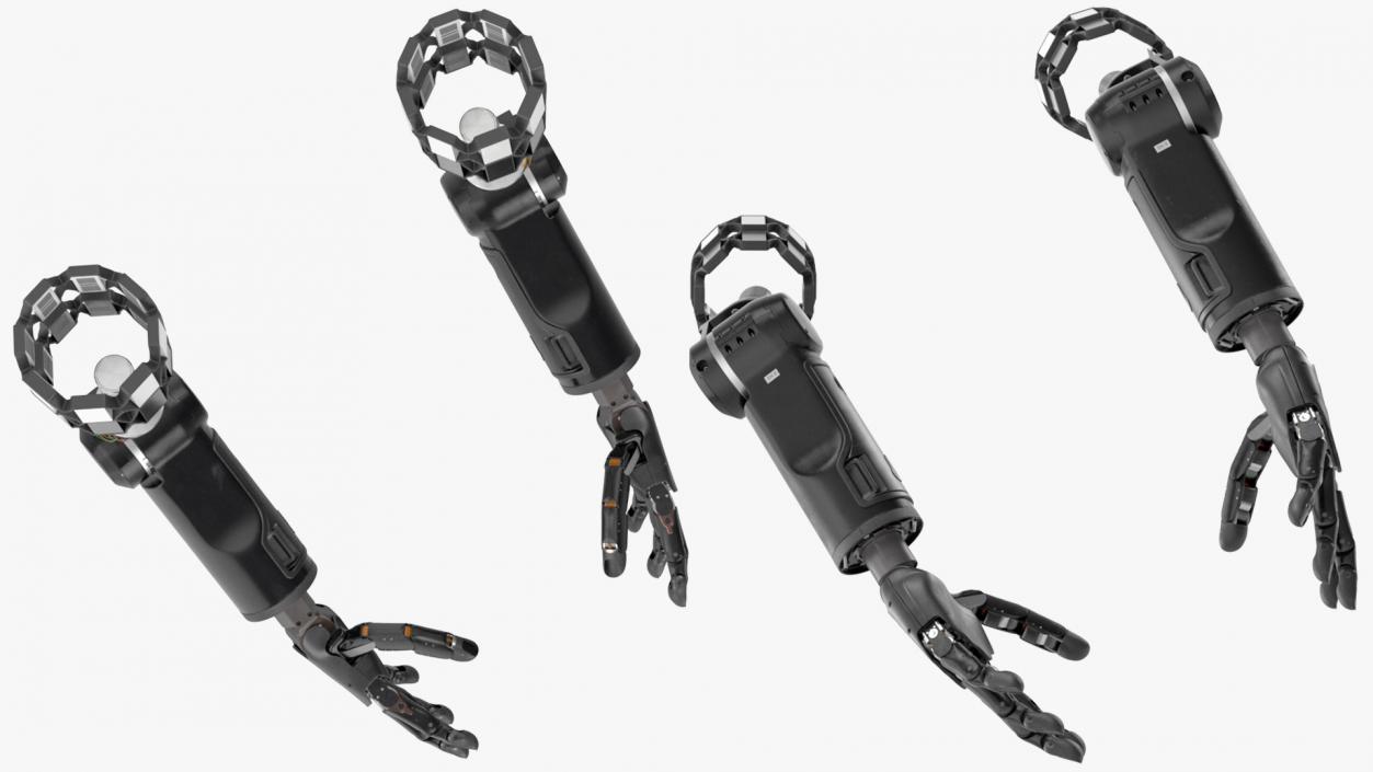 3D model Brain Controlled Prosthetic Limbs Rigged