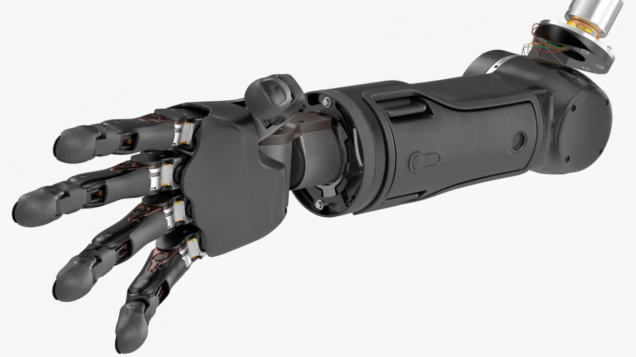 3D model Brain Controlled Prosthetic Limbs Rigged