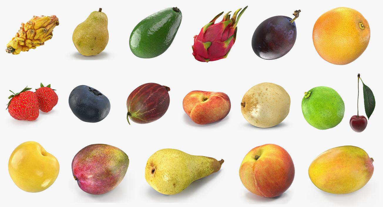 Fruits Collection 3 3D model