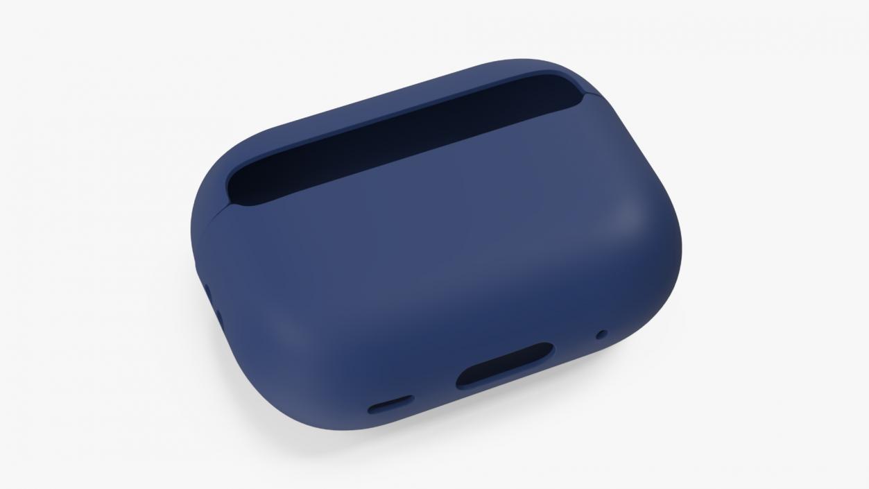 Silicone Case Apple AirPods Pro 2 USB-C Blue 3D model