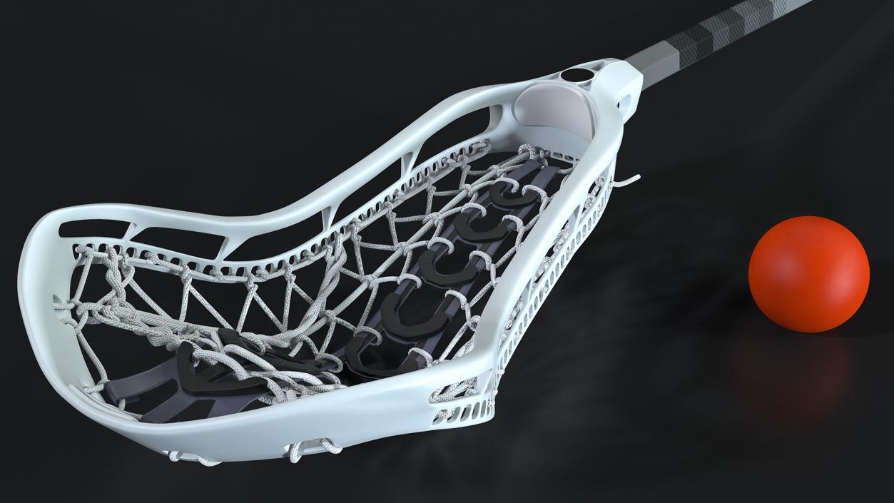 Lacrosse Stick with Ball 3D model