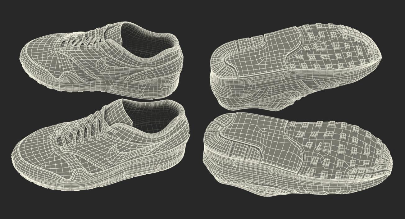 3D Nike Air Max Sneakers