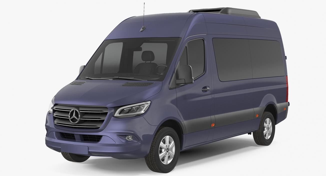 3D model Mercedes Sprinter Tourer Simple Interior