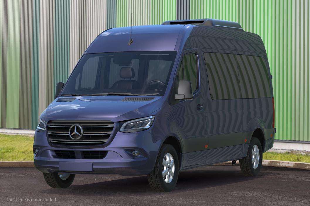 3D model Mercedes Sprinter Tourer Simple Interior