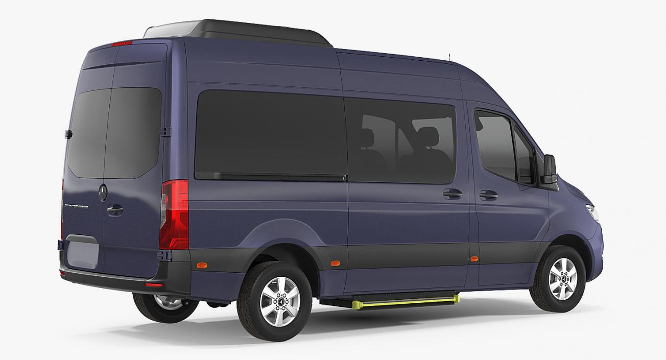 3D model Mercedes Sprinter Tourer Simple Interior