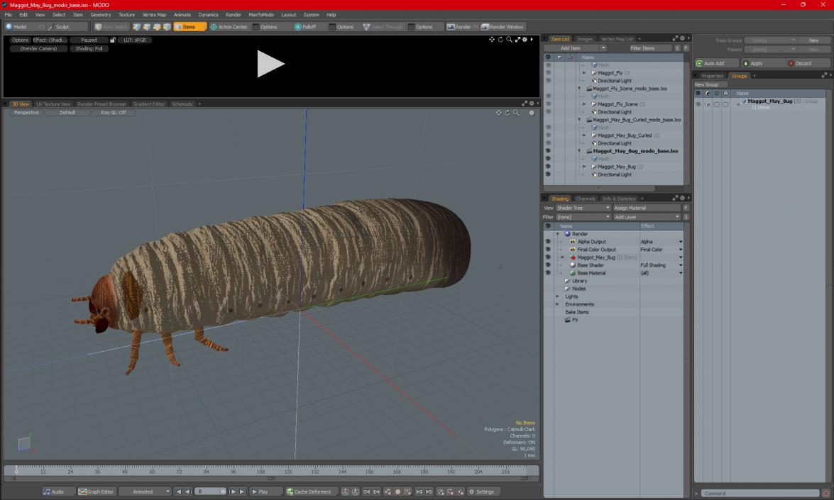 Maggot May Bug 3D model