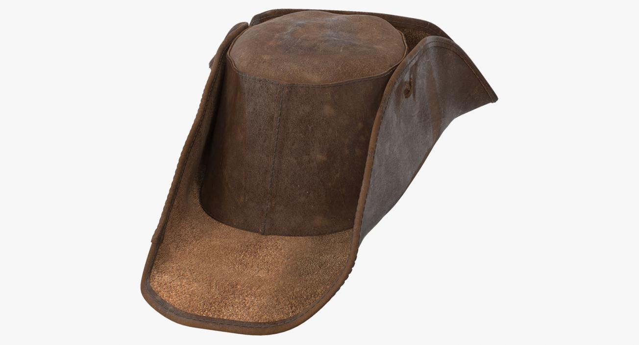 3D Leather Pirate Hat model