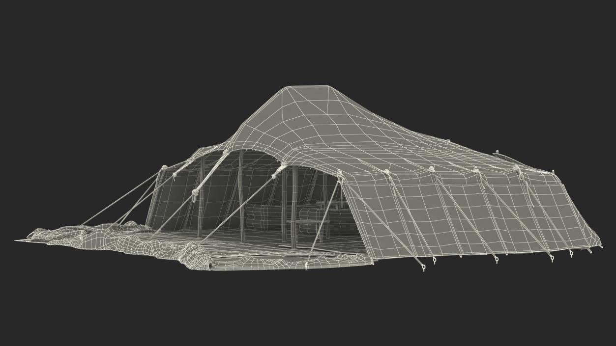 Traditional Bedouin Tent 3D model