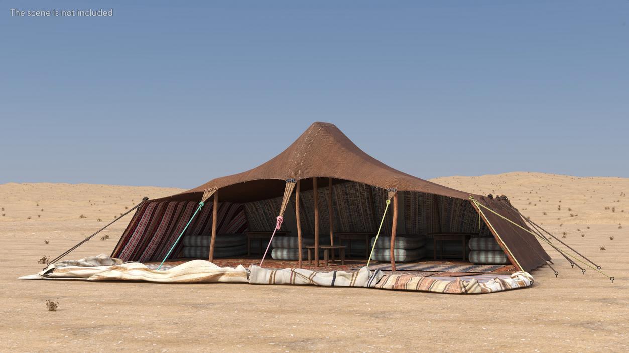 Traditional Bedouin Tent 3D model