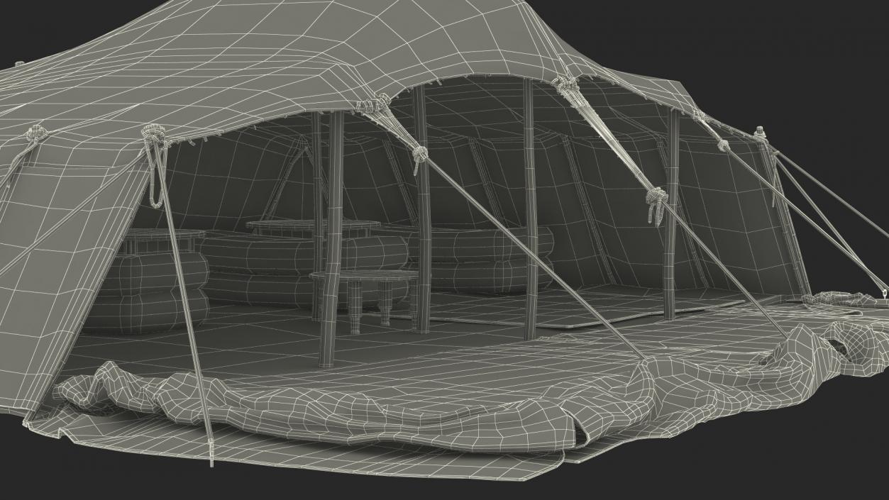 Traditional Bedouin Tent 3D model