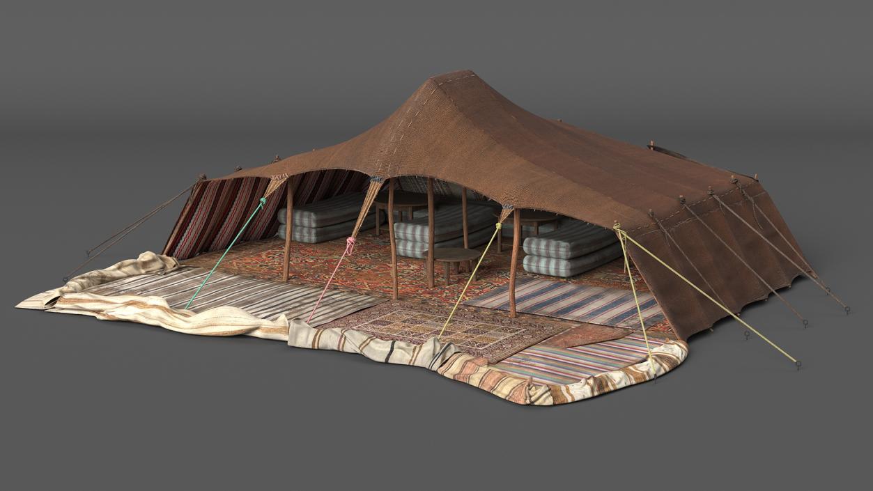 Traditional Bedouin Tent 3D model