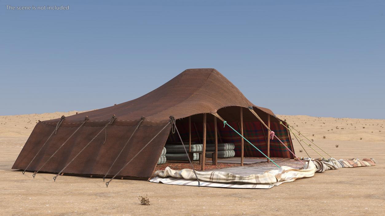 Traditional Bedouin Tent 3D model