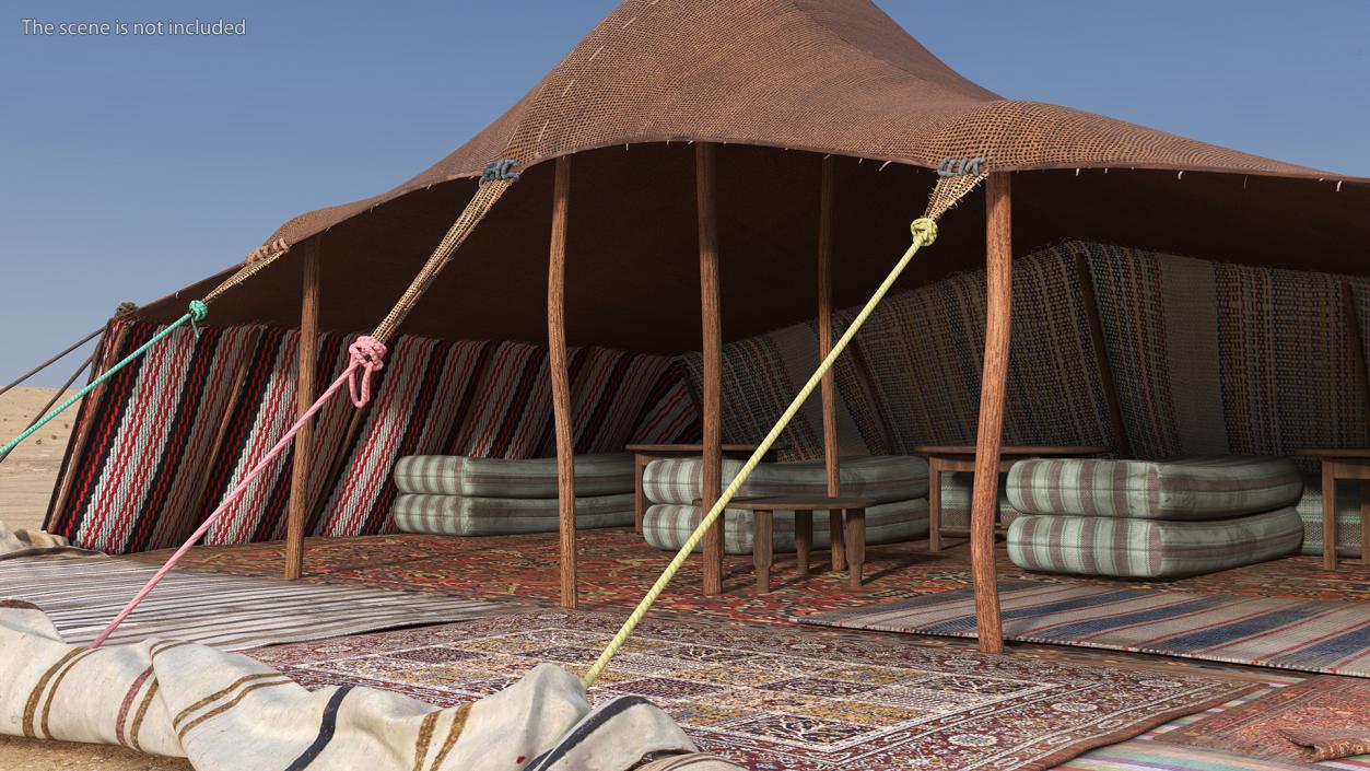 Traditional Bedouin Tent 3D model