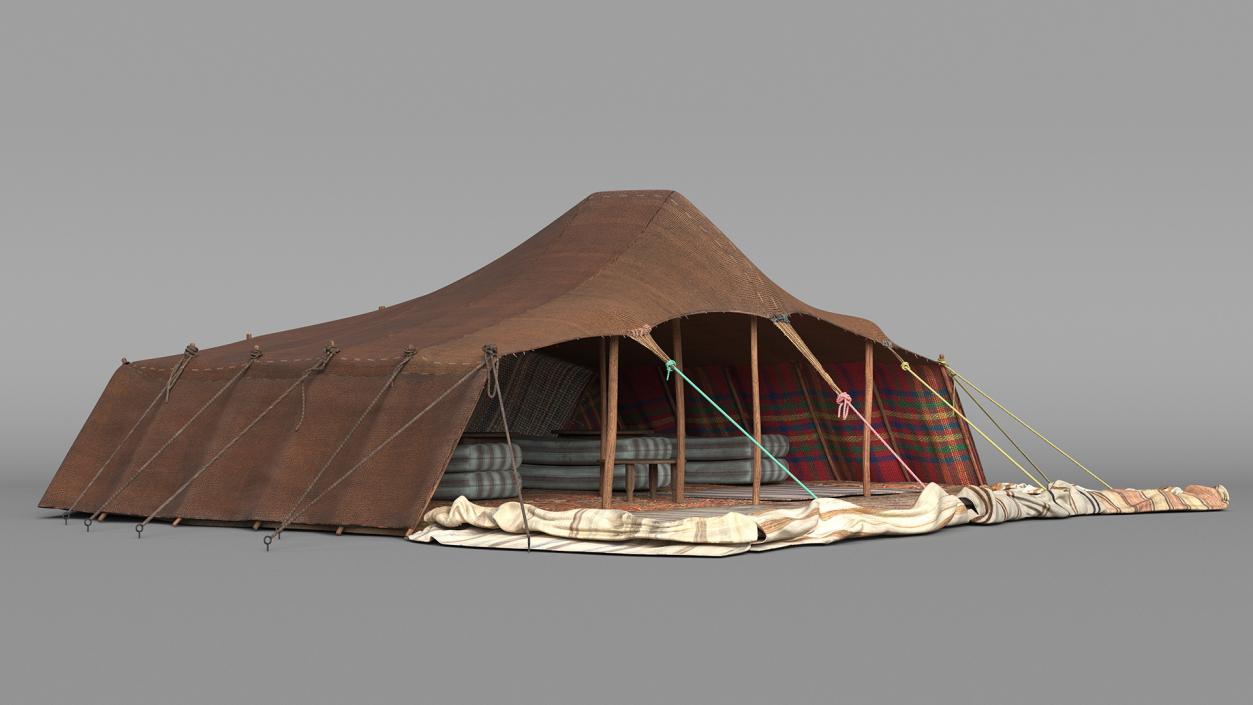 Traditional Bedouin Tent 3D model