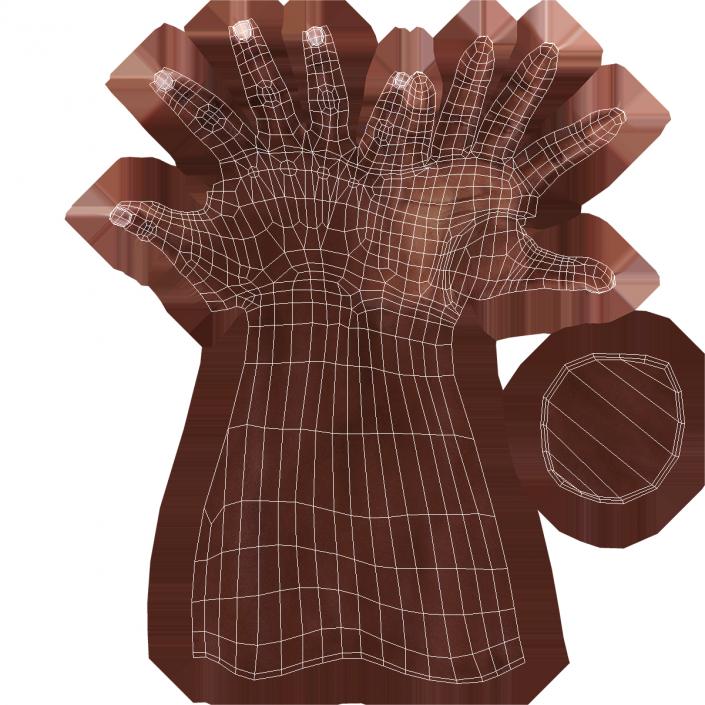 Brown Skinned Woman Hand OK Pose 3D