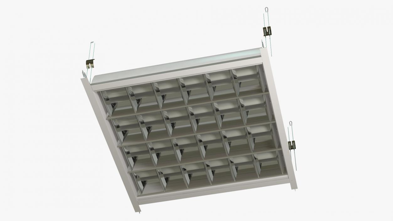 3D LED Grid Ceiling Light OFF