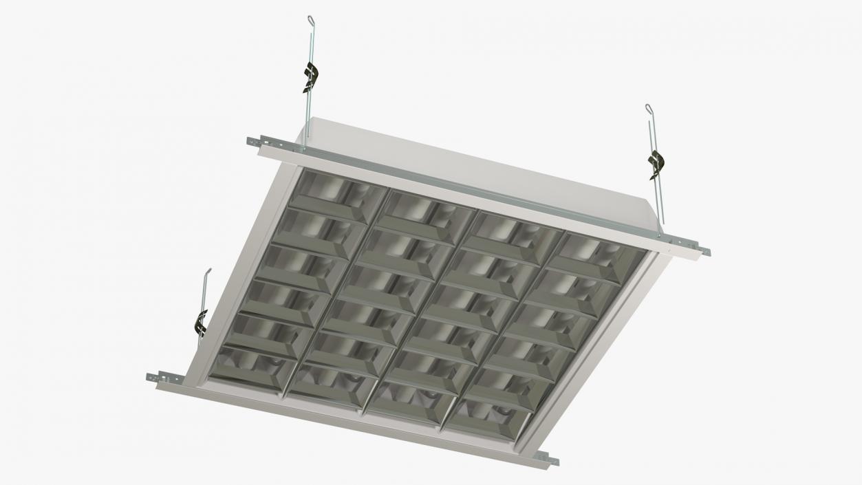 3D LED Grid Ceiling Light OFF